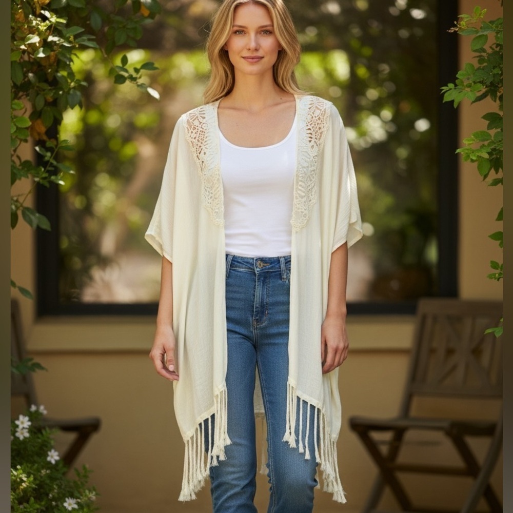 So Boho Lace cover-up - one size